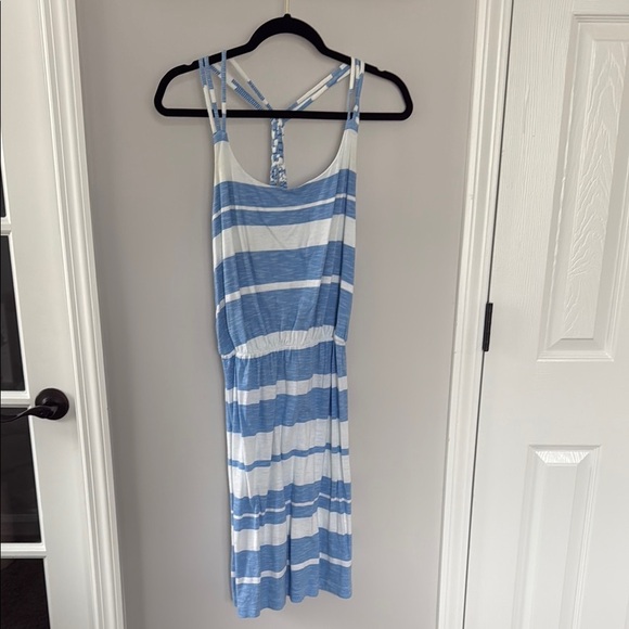 Lilly Pulitzer Blue and White Striped Dress Size Small - Picture 1 of 7